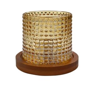 VASO dorado troquelado