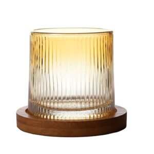 vaso dorado troquelado